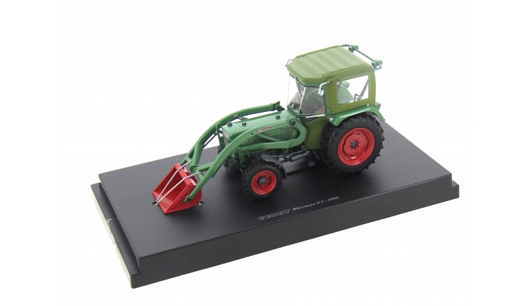 Tracteur Fendt Famer 5S Cabine Peko avec chargeur 4 roues motrices Echelle 1/32 UH5310