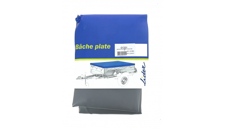 Bâche plate 01331 pour remorque Robust 2 mètres - Lider