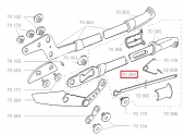 Tige de commande pour Elagueur OR87V - Ref 70364 - Outils Wolf