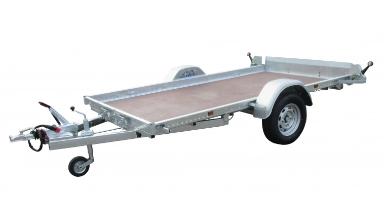 Remorque Robust Plateau 37380 Simple essieu freiné PTAC 750kg - Lider