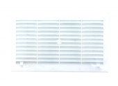 Grille plastique 250x146 mm à encastrer coulissante blanche DMO