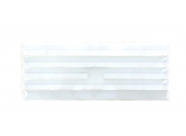 Grille plastique fixe 245x95mm blanche DMO