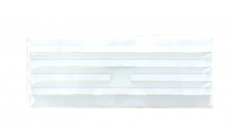 Grille plastique fixe 245x95mm blanche DMO