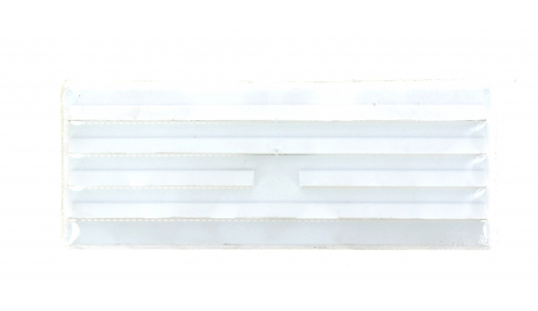 Grille plastique fixe 245x95mm blanche DMO