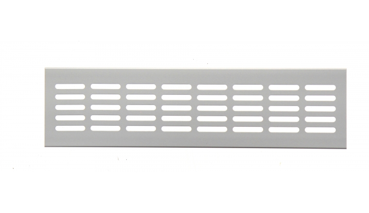 Grille métal à encastrer 300x80mm finition alu - DMO