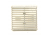 Grille extérieure antichoc carrée PVC blanc 166x166mm DMO 010710