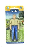 Figurine homme blond avec jean bleu - Bruder