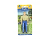 Figurine homme blond avec jean bleu - Bruder