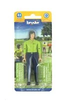 Figurine femme brune avec pantalon noir - Bruder
