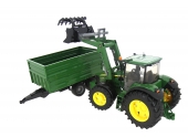 Tracteur John Deere 7930 avec remorque basculante Bruder 3055