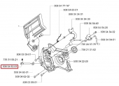 Vis de Tension de Chaîne pour Tronçonneuse Husqvarna et Jonsered - Ref 508 04 62 03 - Husqvarna