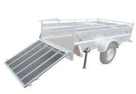 Porte pont + paire de béquille remorque Bois, Robust, Benne Lider