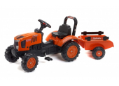 Tracteur Kubota M7171 avec remorque - tracteur à pédales