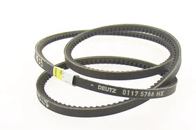 Courroie de Ventilateur Crantée Trapezoïdale pour Tracteur Deutz Fahr 12 x 10 mm - Ref 01175766