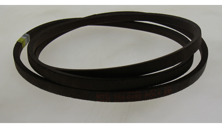 Courroie Trapezoïdale pour Tondeuse Autoportée 16 x 10 mm - Ref 754-0492 - MTD