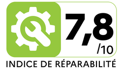 Indice de réparabilité : 7.8/10