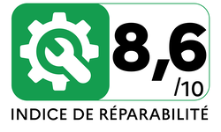 Indice de réparabilité : 8.6/10