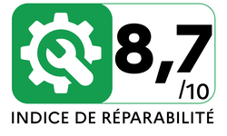 Indice de réparabilité : 8.7/10