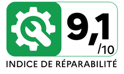 Indice de réparabilité : 9.1/10