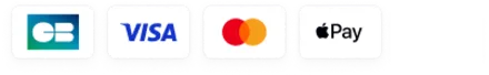 Paiements : CB, Visa, Mastercard, PayPal